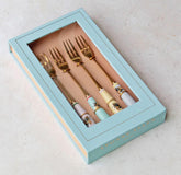 Yvonne Ellen - Set/4 Bees Cake Forks Forks Foxyavenue UK